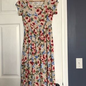 Chris and Carol maxi dress
